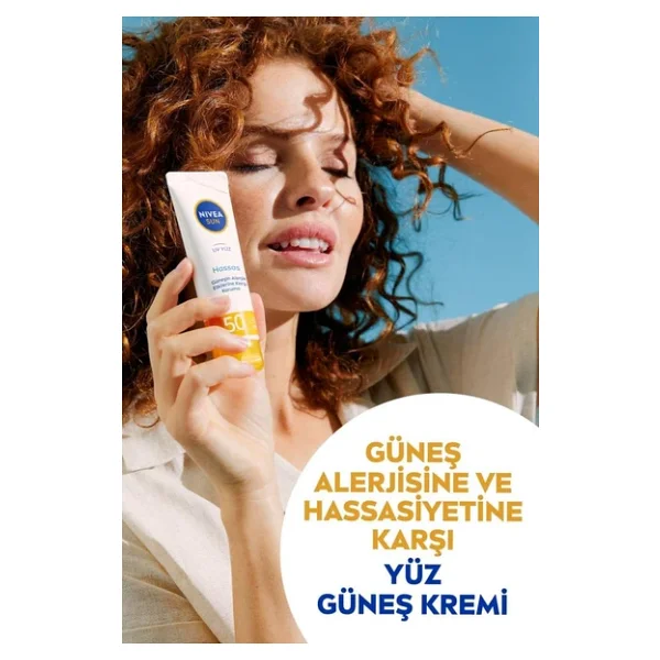 Nivea Hassas Yatıştırıcı 50 ml 50 Faktör Güneş Kremi - Görsel 6