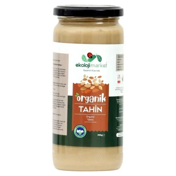 Ekoloji Market Organik Tahin 500 gr - Görsel 3