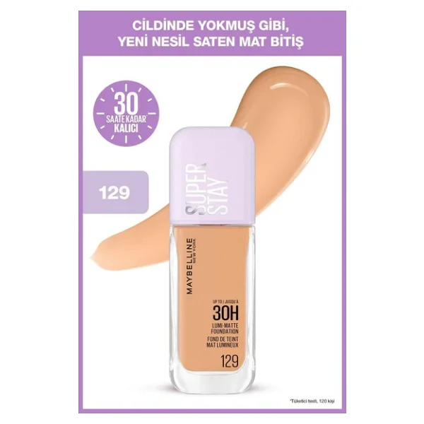 Maybelline New York Super Stay Lumi Matte 30 Ml Likit Fondöten - Görsel 3