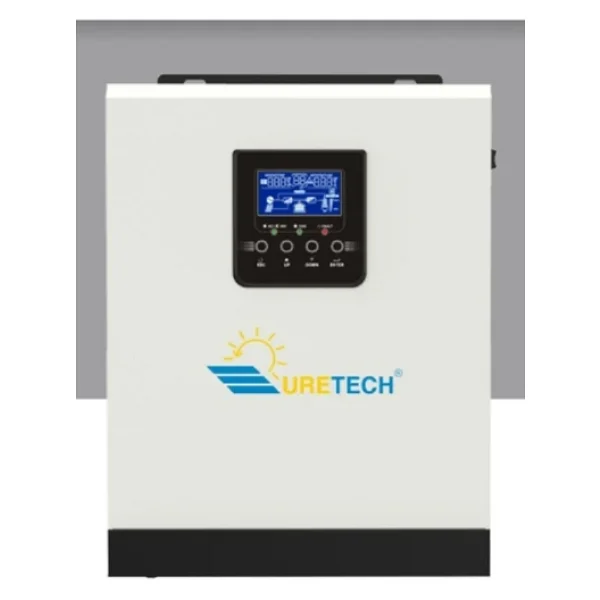 Uretech 1.5kva 1.2kw 1200 Watt Tam Sinüs Akıllı 40 A Mppt Inverter 12v-220v Invertör - Görsel 3