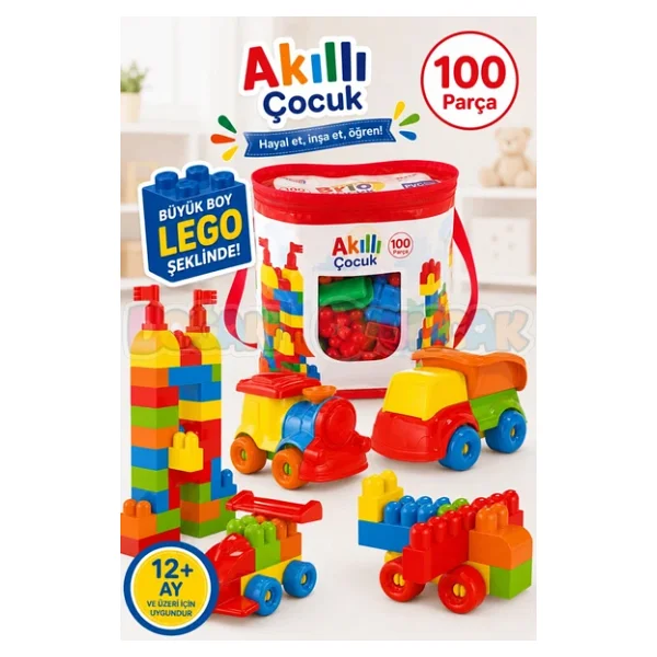 Dede Akıllı Çocuk 100 Parça 01023 - Görsel 5