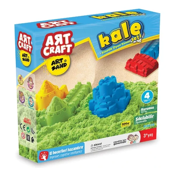 Art Craft Kale Kinetik Kum Seti 500 Gr 03610 - Görsel 7