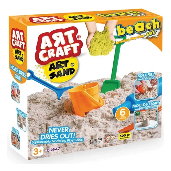 Art Craft Plaj Kum Seti 500 Gr 03647 - Görsel 7