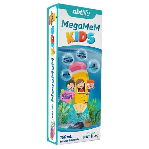 Nbt Life Megamem Kids 150 Ml Şurup - Görsel 3