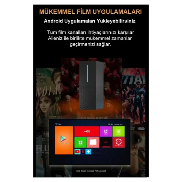 Xg-12 500gb Android TV+Game Cube 4K Hdmı +Ethernet 3d Retro Arcade Oyun Konsolu - Görsel 7