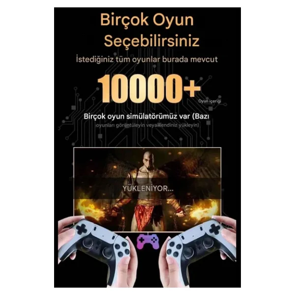 Xg-12 500gb Android TV+Game Cube 4K Hdmı +Ethernet 3d Retro Arcade Oyun Konsolu - Görsel 6