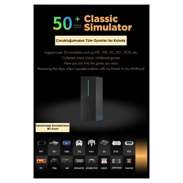 Xg-12 500gb Android TV+Game Cube 4K Hdmı +Ethernet 3d Retro Arcade Oyun Konsolu - Görsel 8