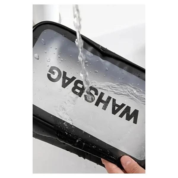 Porsima 3140 2li Şeffaf Seyahat Ve Makyaj Çantası Su Geçirmez Organizer Washbag - Görsel 4