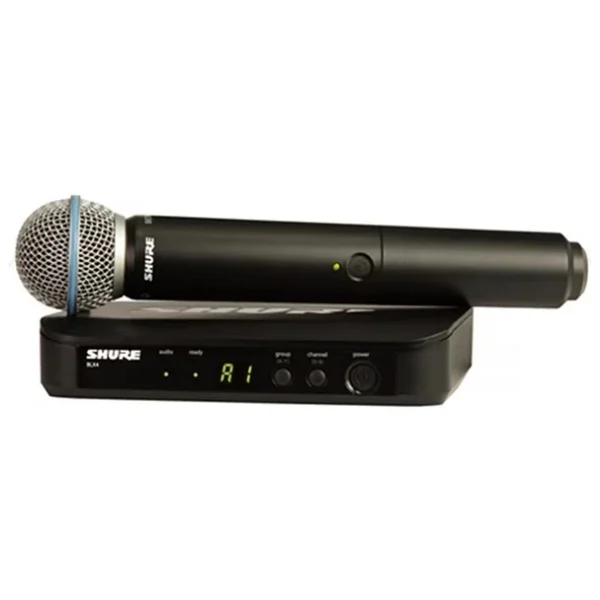 Shure Blx24e/Sm58 Kablosuz El Mikrofon Seti - Görsel 4