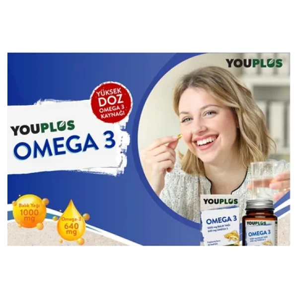 Youplus Omega 3 30 Kapsül 2'li - Görsel 4