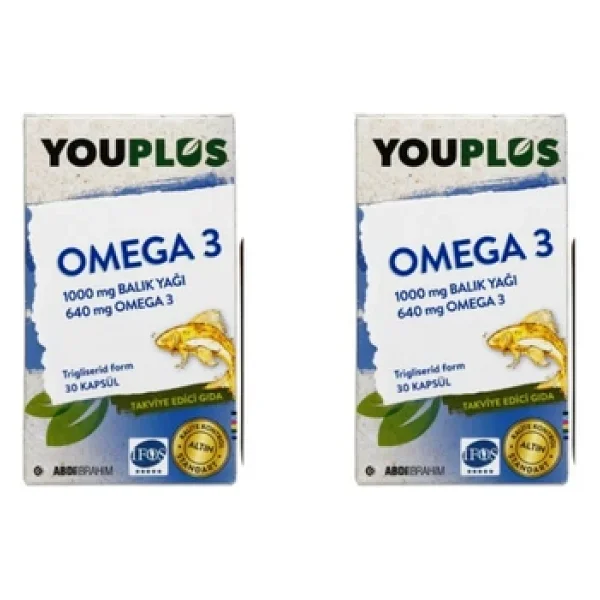 Youplus Omega 3 30 Kapsül 2'li - Görsel 3