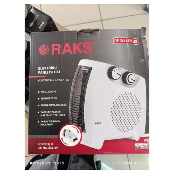 Raks Pf 20 Lotus 2000 W Fanlı Isıtıcı - Görsel 6