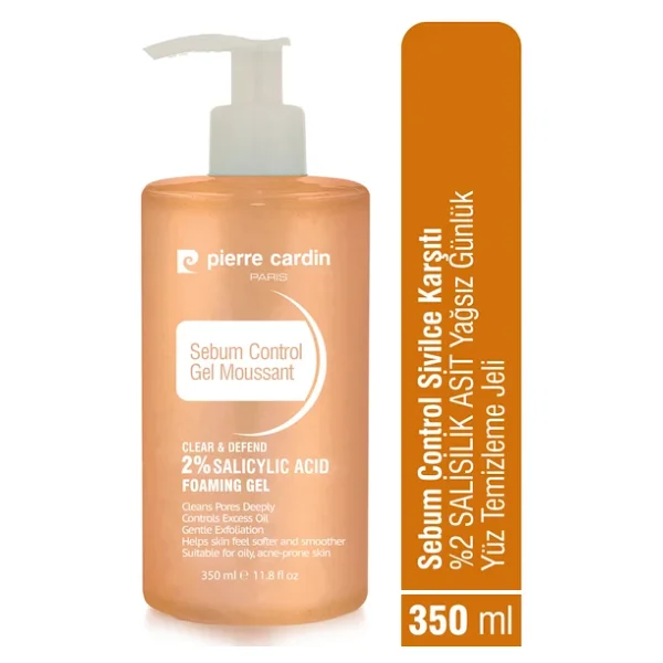 Pierre Cardin Sebum Control Günlük 350 Ml Yüz Temizleme Jeli - Görsel 6