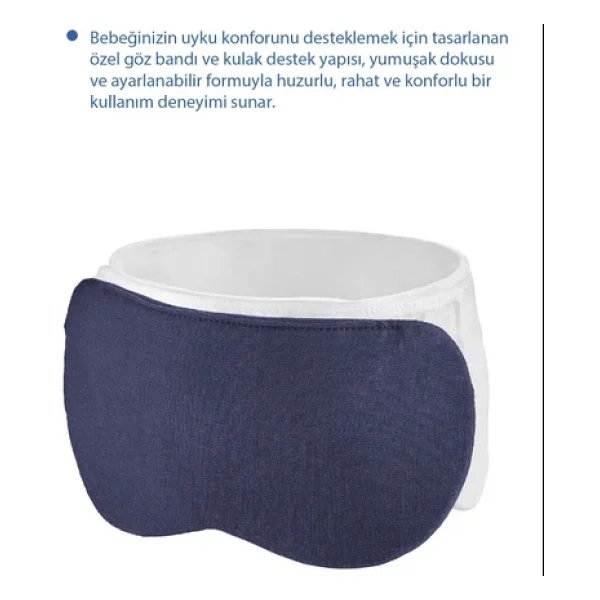 Babyjem Kepçe Kulak Önleyici Ve Uyku Bandı Lacivert - Görsel 5