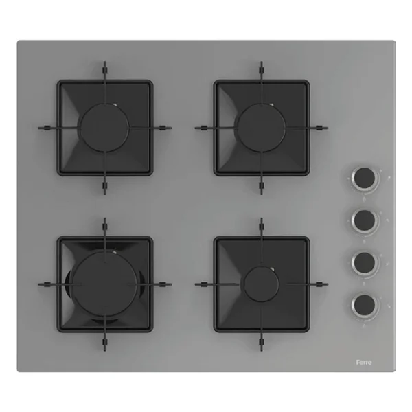 Ferre Xe61mdv - Ss208 - D088 4 Prog. Mekanik Statik XL 78 Litre Ankastre Set - Gri - Görsel 3