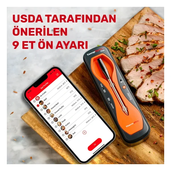 Thermopro Tp970 Gıda Termometresi - Görsel 7