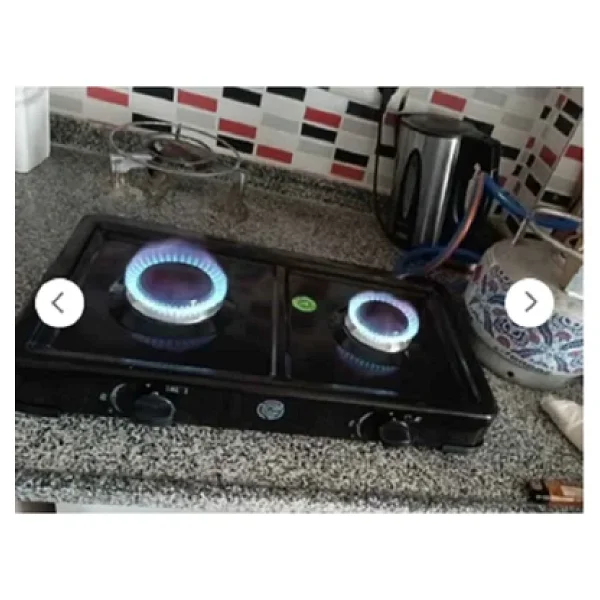 Sobapark 2 Gözlü Tüplü Ocak Emaye Set Üstü Ocak İkili Ocak Karavan Kamp Ocağı Küçük Tüplü Ocak - Görsel 8