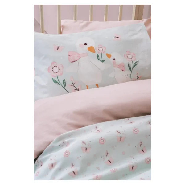 Cotton Box Bebek Nevresim Takımı Mamiduck Pembe - Görsel 4