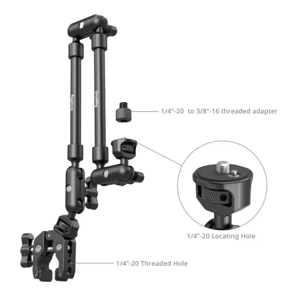 Smallrig 4766 Masaüstü Yengeç Kelepçesi Kiti - Görsel 6