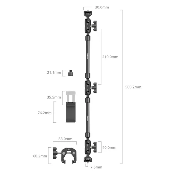 Smallrig 4766 Masaüstü Yengeç Kelepçesi Kiti - Görsel 5