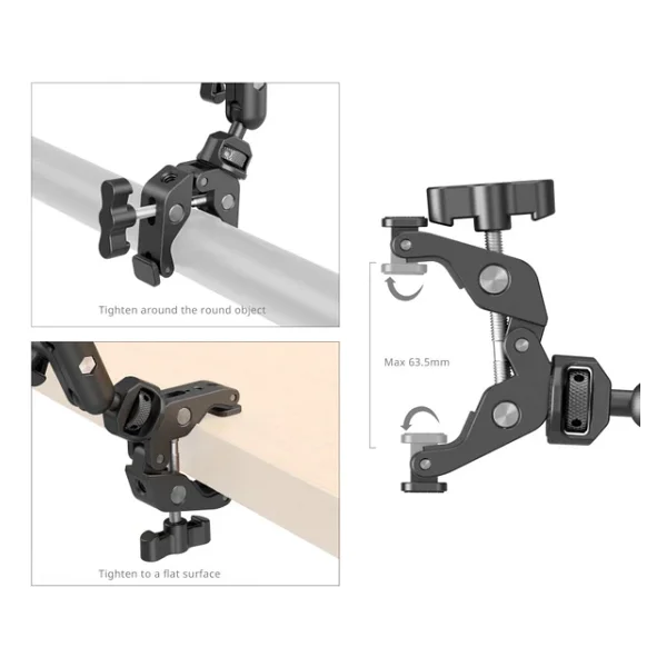 Smallrig 4766 Masaüstü Yengeç Kelepçesi Kiti - Görsel 7