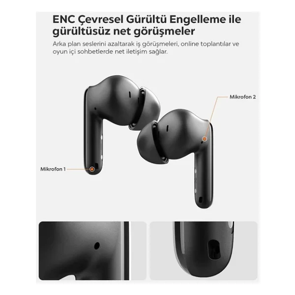 Spigen Audio S10 ANC TWS Kulak İçi Bluetooth Kulaklık - Görsel 6