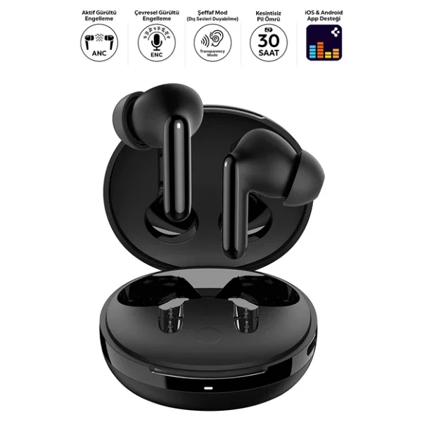Spigen Audio S10 ANC TWS Kulak İçi Bluetooth Kulaklık - Görsel 4