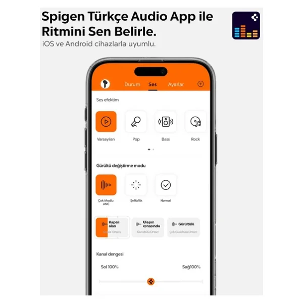 Spigen Audio S10 ANC TWS Kulak İçi Bluetooth Kulaklık - Görsel 9