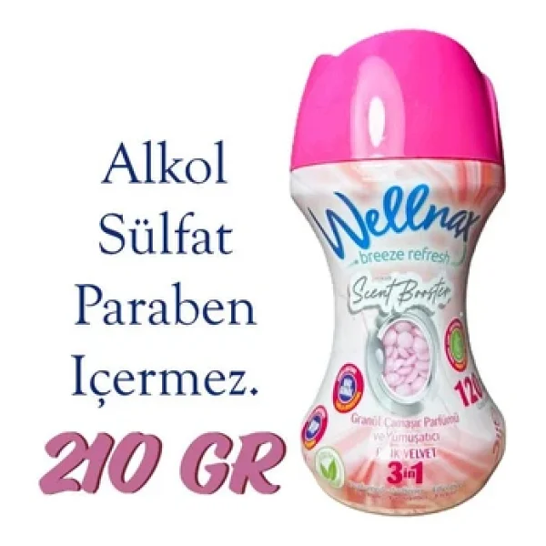 Wellnax Pink Velvet Granül Çamaşır Parfümü 210 Gr - Görsel 4