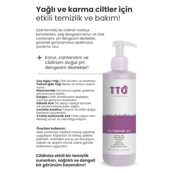 Tto Akne Ve Rozasea Bakım Seti Temizleme Jeli Dermodicos Plus - Görsel 5