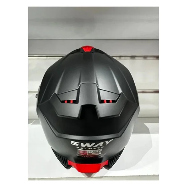 Sway Sw 865 Mat Siyah Full Face Motor Kaskı - Görsel 7