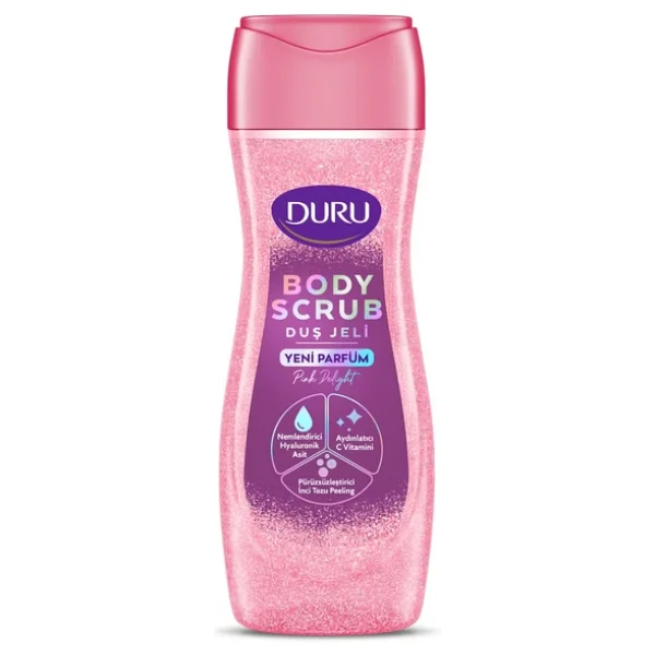 Duru Body Scrub Pink Delight 450 Ml Duş Jeli - Görsel 3