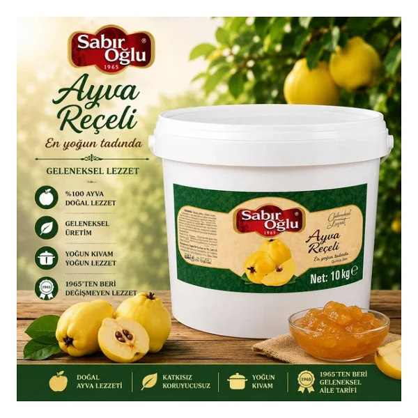 Sabıroğlu Kova Ayva Reçeli 10 Kg - Görsel 3