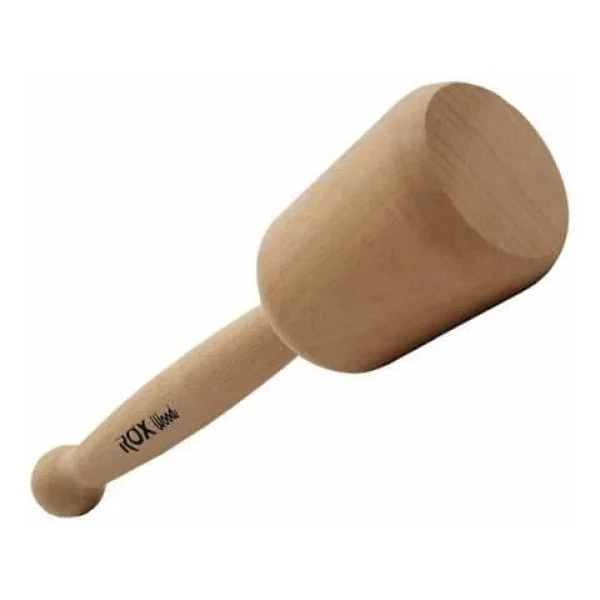 Rox Wood 23 X 5.5 Cm Dikey Silindir Ahşap Tokmak - Görsel 3