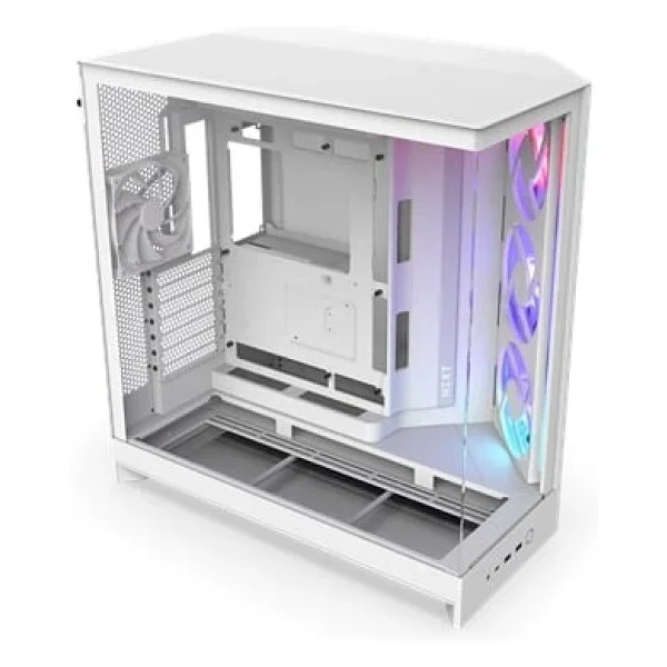 Nzxt H9 Flow RGB Large Cm-H92fw-R1 Fanlı Beyaz E-Atx Oyuncu Kasası - Görsel 5