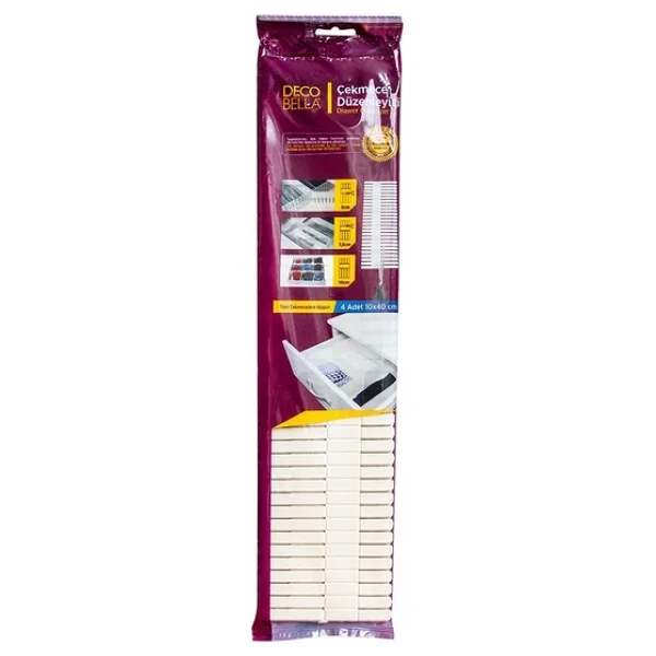 Decobella Çekmece Düzenleyici 4'lü 10x40 - Görsel 5