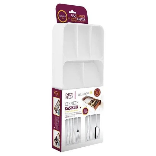 Decobella 50804 9 Bölmeli Çekmece Kaşıklık - Görsel 5