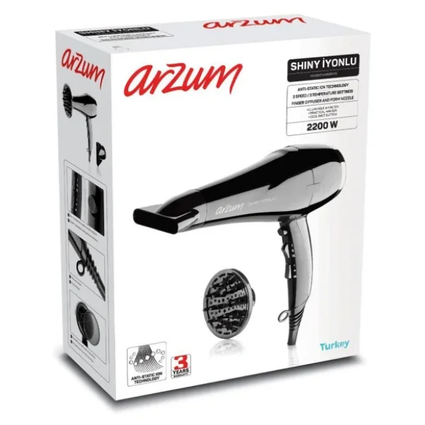 Arzum Ar5007 Shiny 2200 W İyonlu Saç Kurutma Makinesi - Görsel 5
