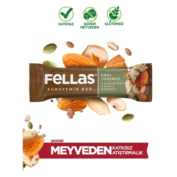Fellas Kuruyemiş Bar 6'lı Deneme Paketi - Görsel 7