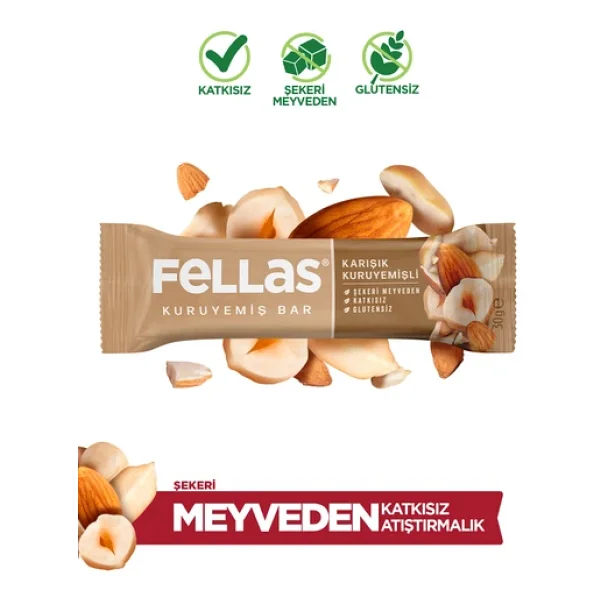 Fellas Kuruyemiş Bar 6'lı Deneme Paketi - Görsel 5