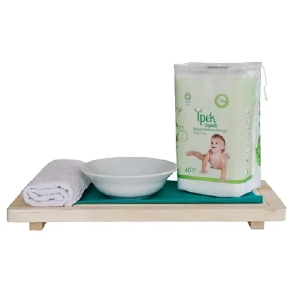 İpek Organik 60'lı 5 Paket Bebek Temizleme Pamuğu - Görsel 4