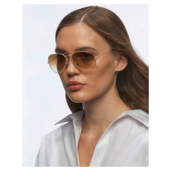 Ray-Ban Aviator 3025 002/51 Black-Brown Güneş Gözlüğü - Görsel 6