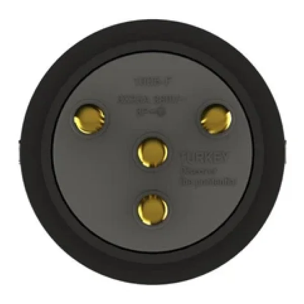 Ne-Ad Kauçuk 3x25 A Trifaze Fiş 4005 - Görsel 4