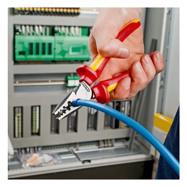 Knipex 97 78 180 Vde Yüksük Sıkma Pensesi - Görsel 8