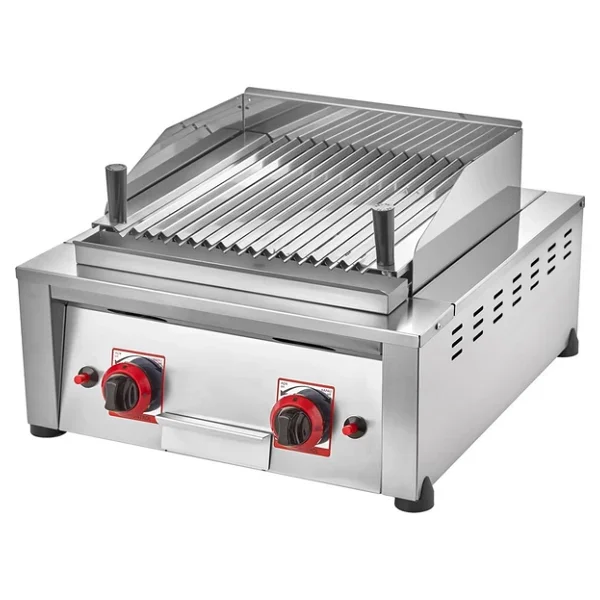 Remta R50ce(L) 50 Cm Ce Belgeli Lav Taşlı Doğalgazlı Izgara - Görsel 3