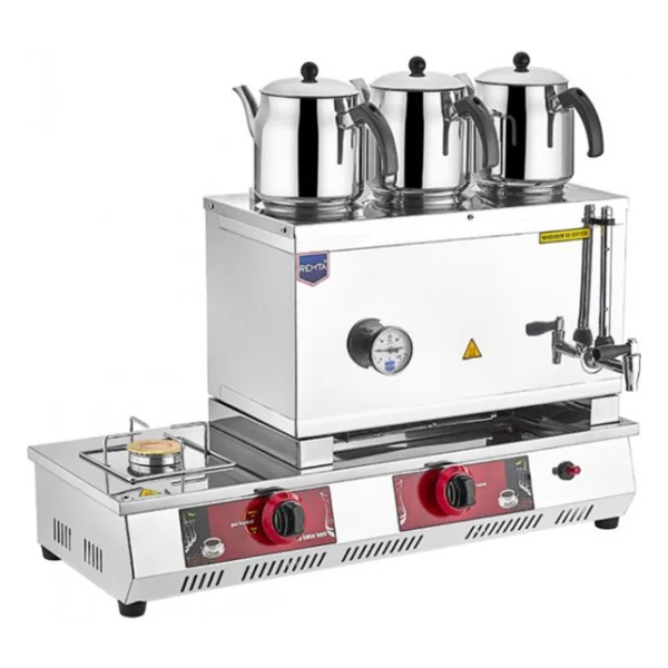 Remta N13 55 Model 3 Demlikli Gazlı 34 Lt Çay Kazanı - Görsel 3