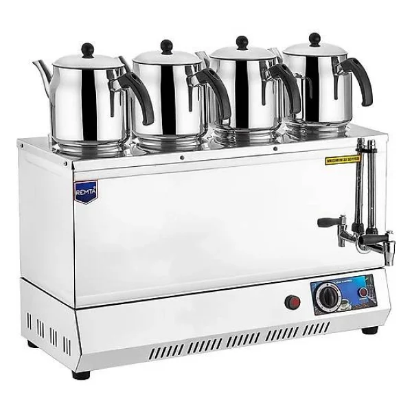 Remta 85 Model Ep04 Pleytsiz 4 Demlikli 43 Lt Elektrikli Çay Kazanı - Görsel 4