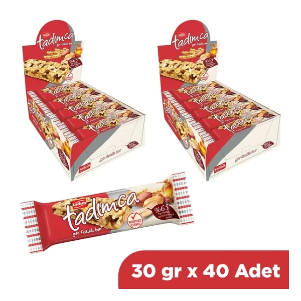 Tadım Yer Fıstıklı Bar 30 Gr X 40 Adet - Görsel 5