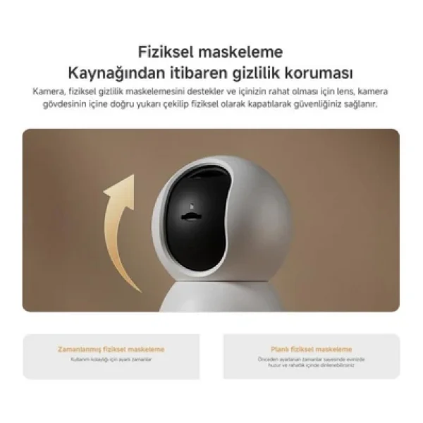 Xiaomi Smart Camera C500 6 MP 360 Derece Gece Görüşlü IP Wi-Fi Güvenlik Kamerası - Görsel 6