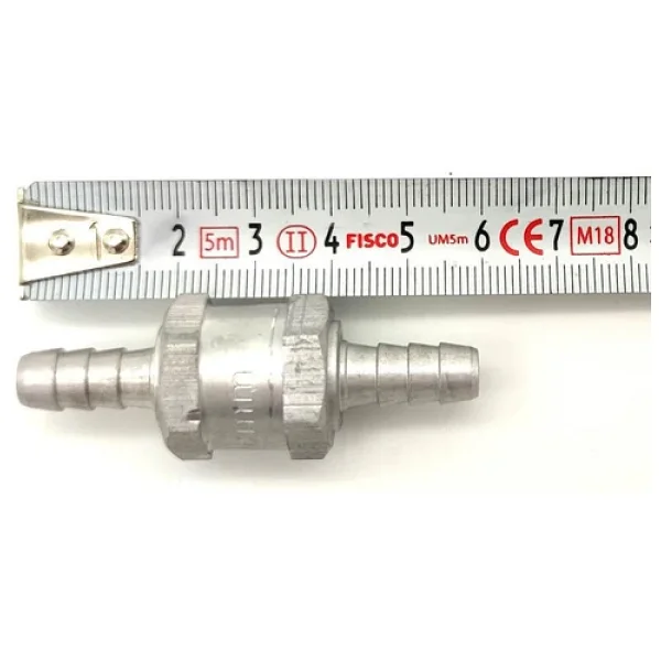 Mazot Benzin Yakıt Çekvalf 8mm Ve 2 Adet Hortum Kelepçesi - Görsel 3